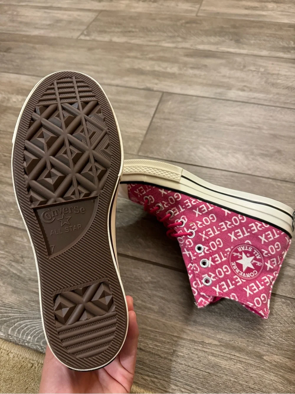 Converse Pink GORE-TEX High Top Sneaker - Picture 4 of 6